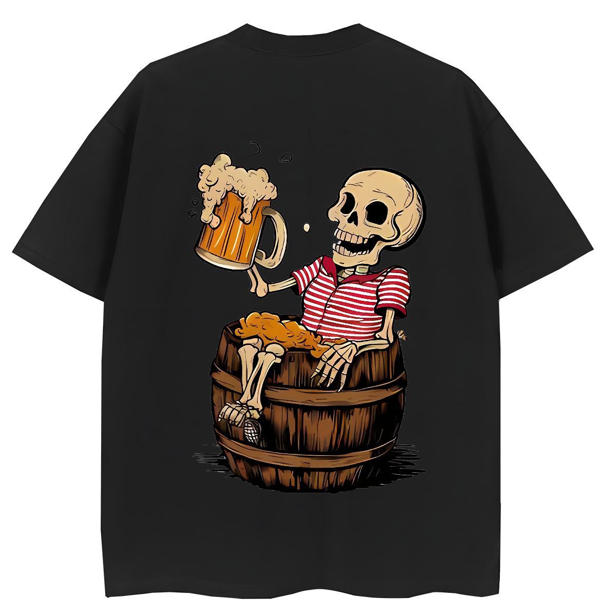 Stylist Woman T Shirts 100% Cotton 230g Comfortable Street skullskull Women Tshirts Wholesale Graphic Top Tees
