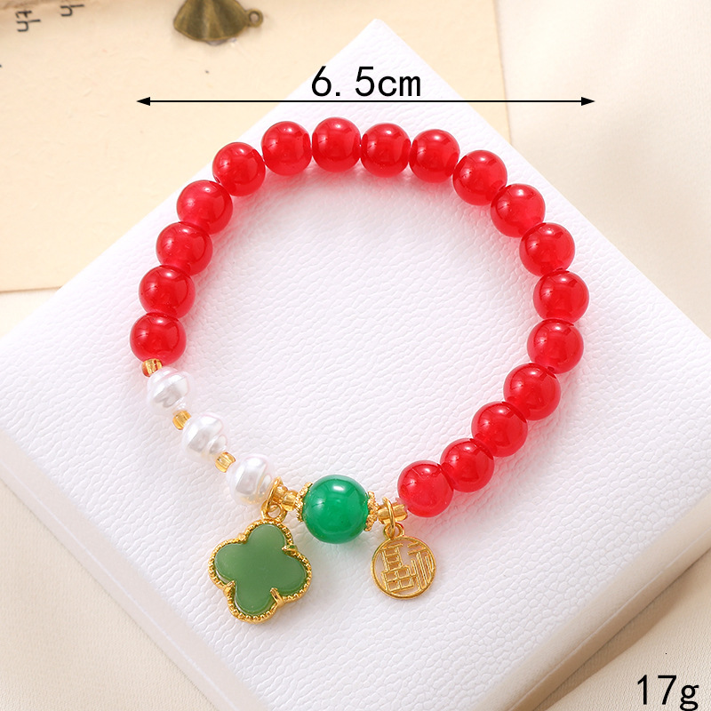 New candy colored glass bead fashionable and versatile, student couple small gift jewelry, bracelet, bracelet