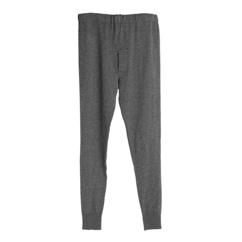 Mens silk and cashmere pants cashmere long legs thick mens pantyhose winter mens hot pants W240903