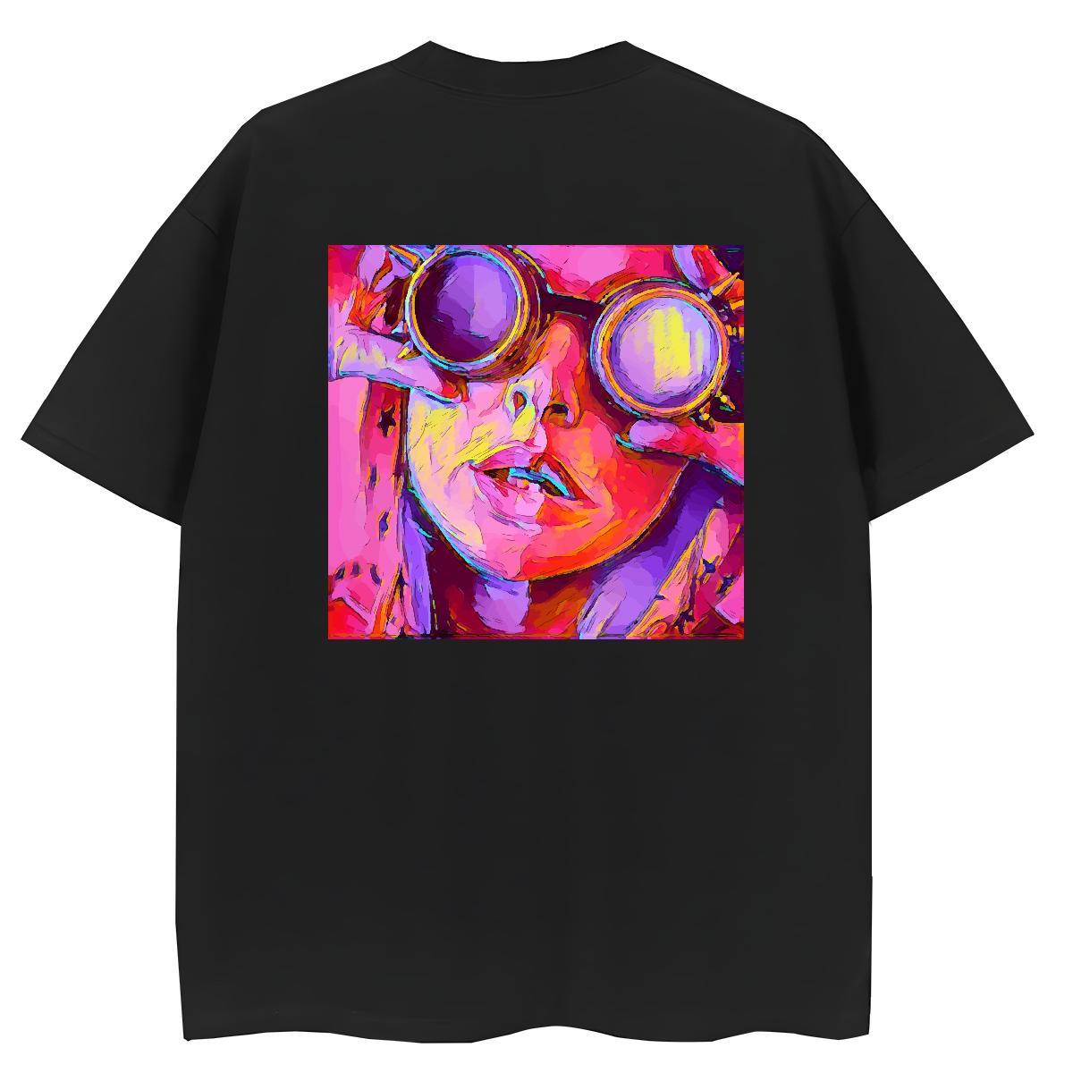 2024 T Shirts Women 230g 100% Cotton Breathable Crew Neck Sports Casual portrait Unisex Tshirts 5A Cartoon Print Top Tees