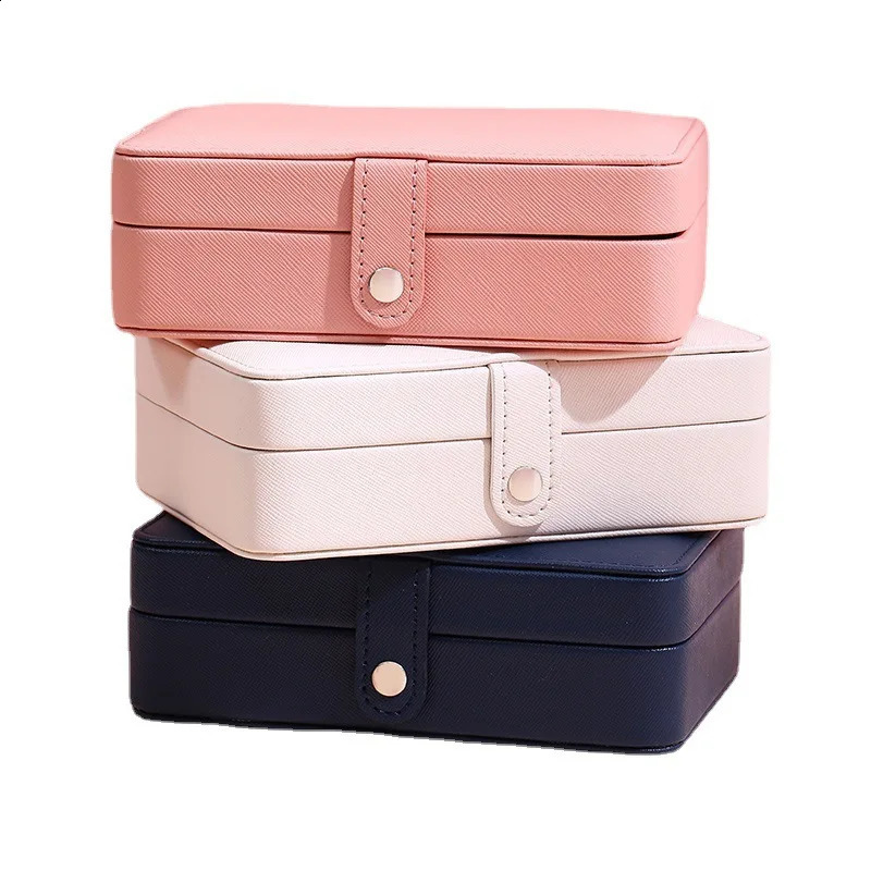 PT032,Korean version Simple Ins Style portable storage box 2024 high-end large capacity travel jewelry bag 240906