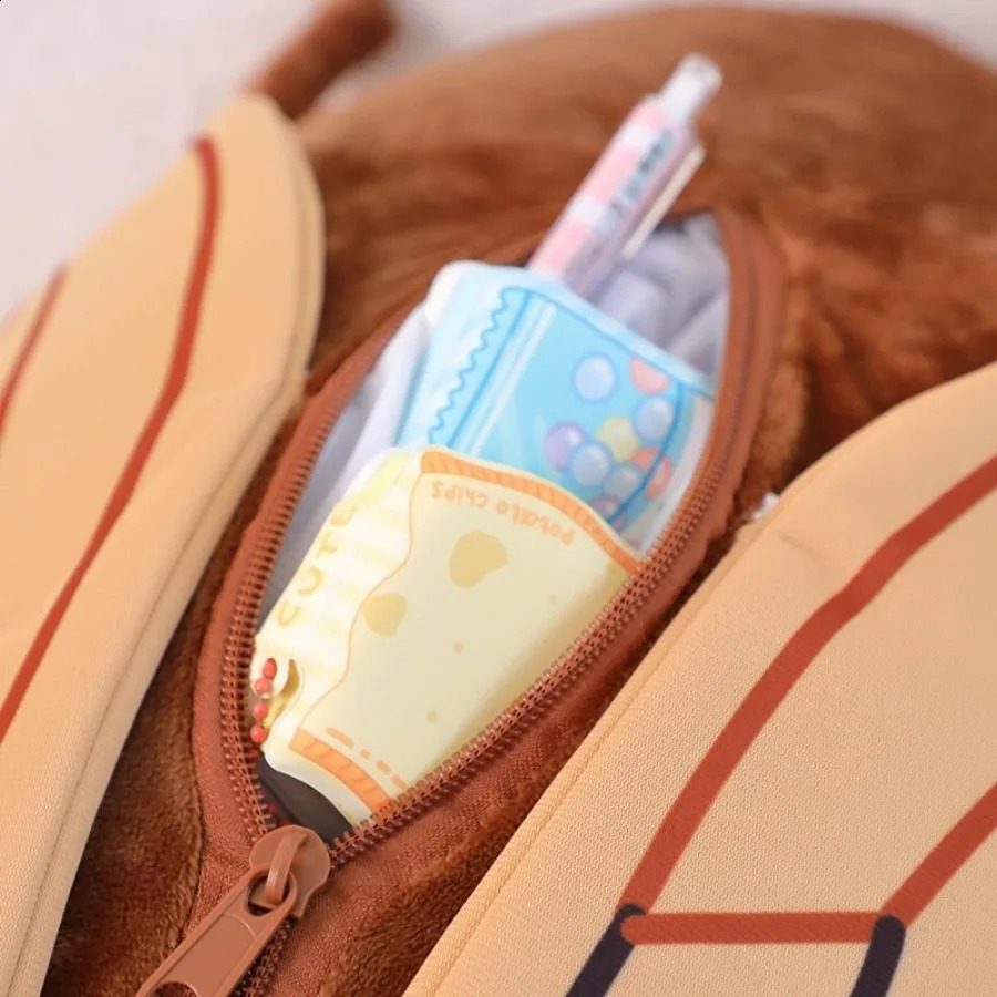 Cicada Backpack Childrens School Cute Insect Doll Cartoon Beetle Bag Soft Animal Plush Toy Birthday Gift 240904 zhanyishengli