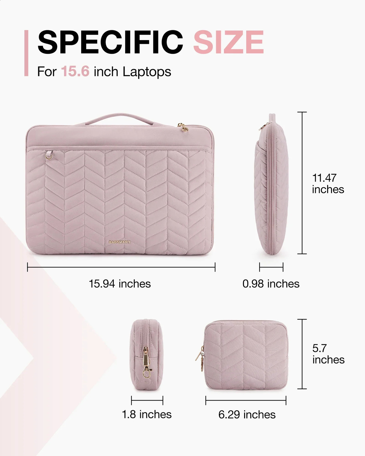 portable computer case with handle fluffy pad for MacBook Air Pad bag 240903