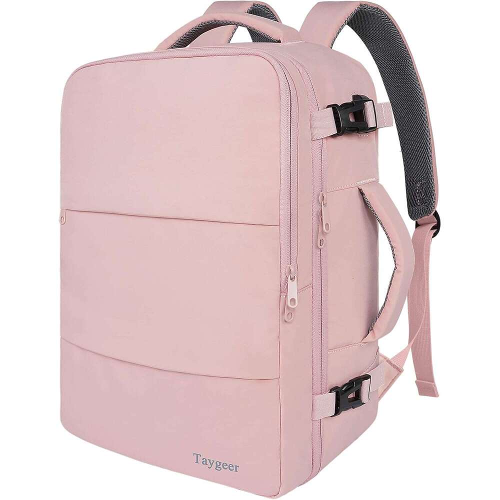 AMZZ Ladies' Travel Portable With USB Charging Port And Shoe Bag, TSA 15.6-Inch Laptop Backpack Approved Flight, University Nurse Bag Casual Back