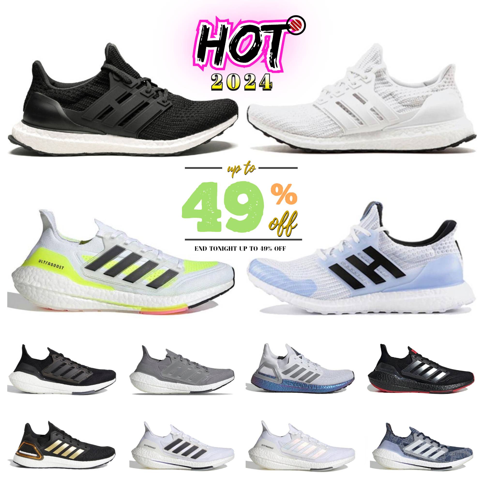2024 Ultraboosts 20 UB 6.0 Ultra Core 4.0 5.0 Men Running Shoes Tech Indigo Purple Dash Grey Triple Black White Solar Yellow Blue Metallic Women Casual Trainer Sneakers