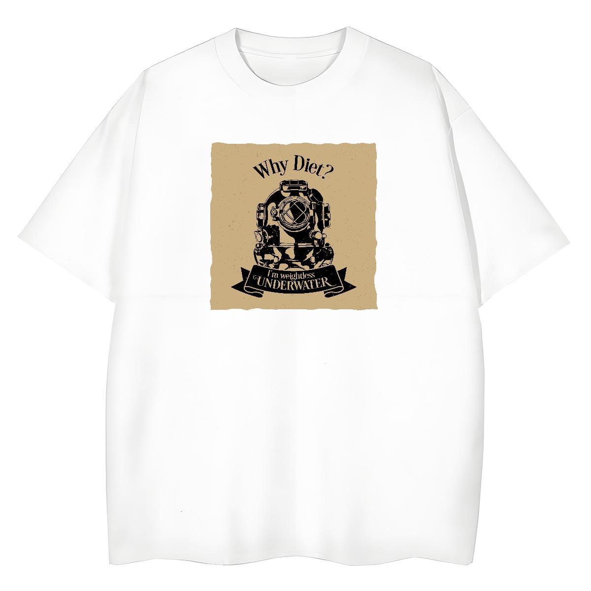 Fashion New T Shirts Women 100% Cotton 230g Breathable Soft Casual return to the ancients Women Tshirts Comfortable Anime Clothes Shirt