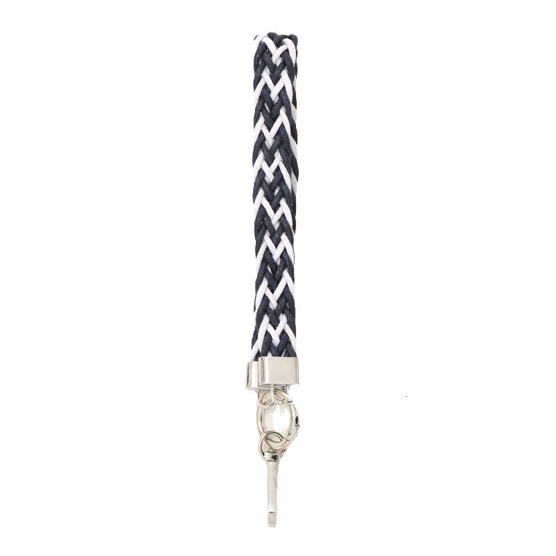 Yilian's new colorful woven keychain phone case hanging decoration pendant, short wrist strap, hand rope gift for women