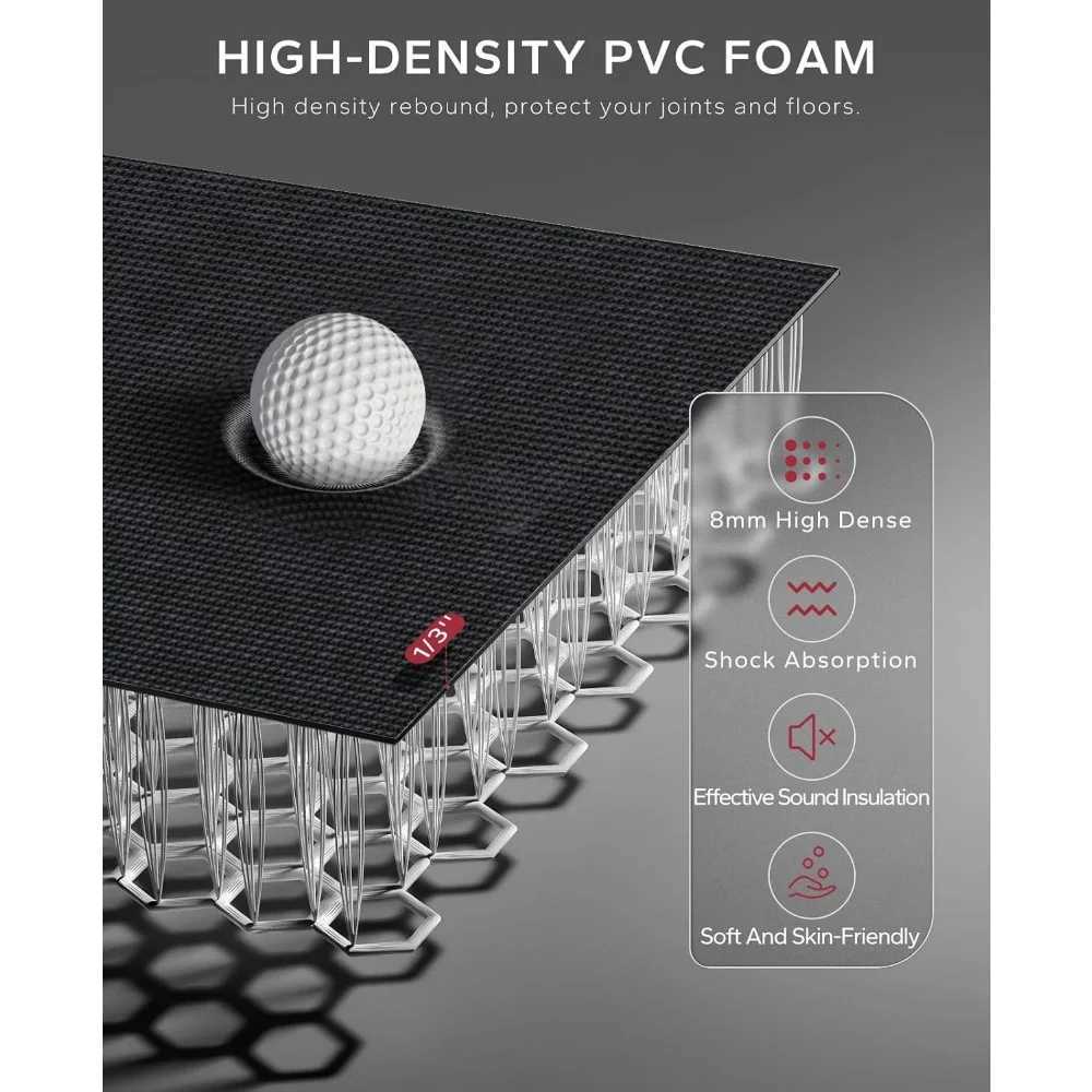 Super large sports mat non slip super durable thick exercise mat suitable for aerobic exercise on home gym floors fitness yoga mat W240906
