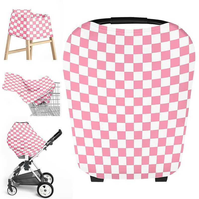 Multi functional stretch baby car seat cover mesh care nursing cover shopping cart grocery cart handcart cover car seat ceiling W240907