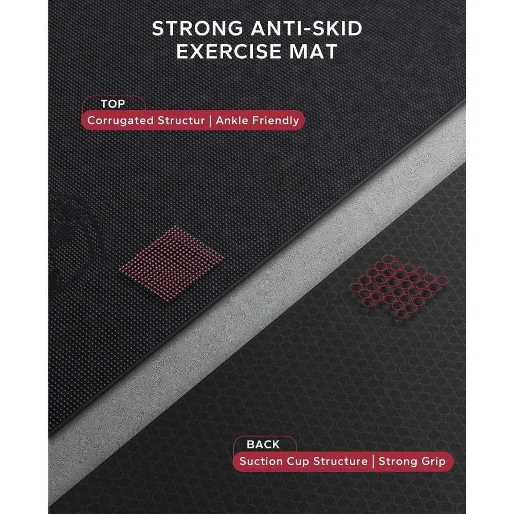 Super large sports mat non slip super durable thick exercise mat suitable for aerobic exercise on home gym floors fitness yoga mat W240906