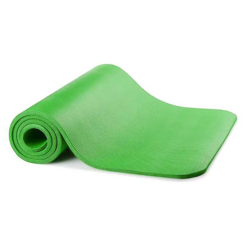 1 set of yoga mats used for ultra thick 1cm Pilates fitness mat anti slip exercise mat F2TC W240906