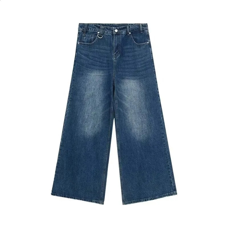 Mens Jeans Retro Loose Fashion Casual Pants 240904