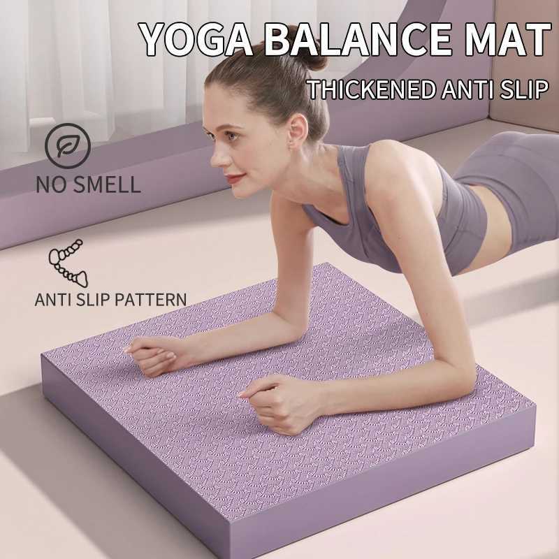 Balance pad non slip foam pad and ankle knee pad for core balance and strength stabilization training yoga and fitness W240906