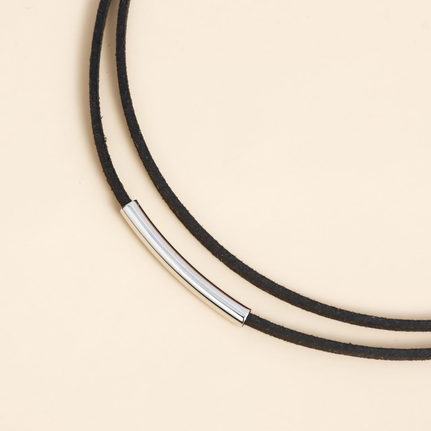 Punk Minimalist Double Layered Choker Necklaces For Women Y2K Gothic Aesthetic Vintage Grunge Jewelry Accessories Lady Party Club Bithday Holiday Neck