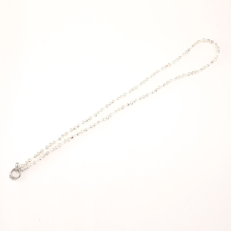 New mobile rope can be folded back, long DIY pearl chain hanging decoration, phone case keychain pendant
