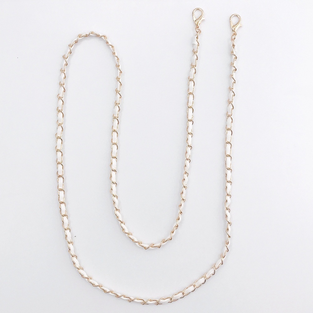 Yi Lian's New Handmade Leather Wearing Crossbody Chain Case Jewelry Pendant for Women's Bag, Small Fragrant Wind Phone Hanging Rope