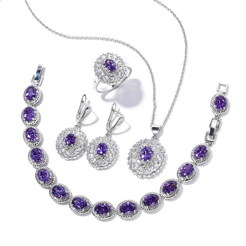 Womens Earrings Bracelet Temperament Evening Dress High Quality Angelic Necklace Set Gift 240524
