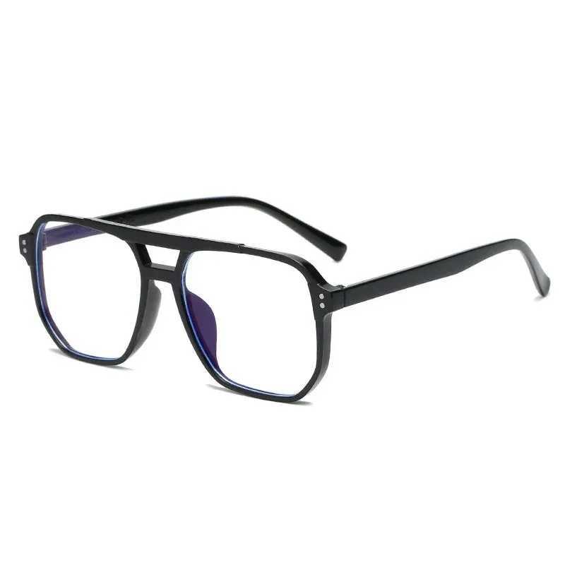 1 transparent computer glasses holder womens anti blue light square glasses block optical glasses W240906