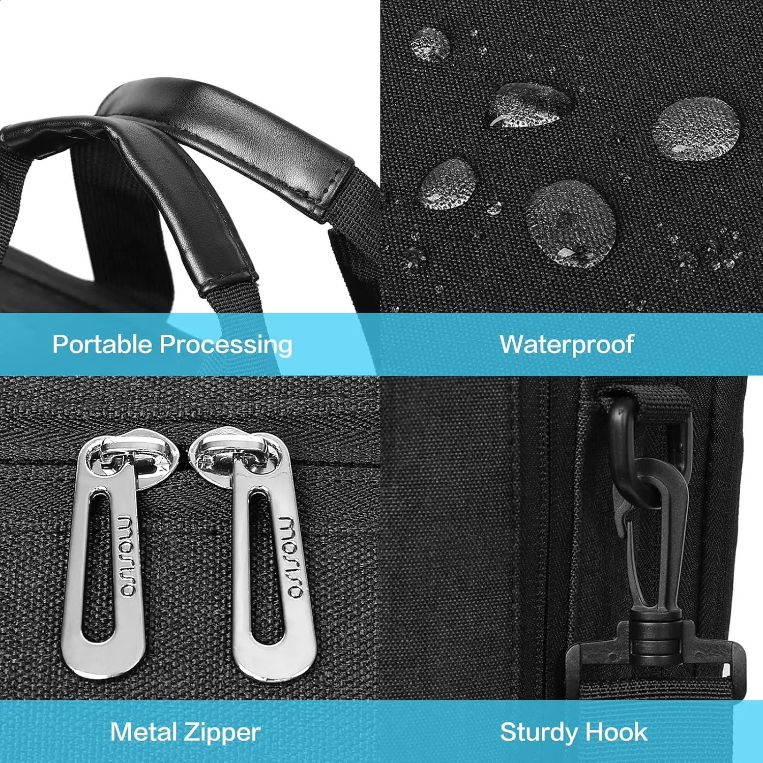 Laptop Shoulder Bag 17 17.3 inch Portable Computer Messenger Bag for MacBook Air Pro Notebook Case SLeeve 240903
