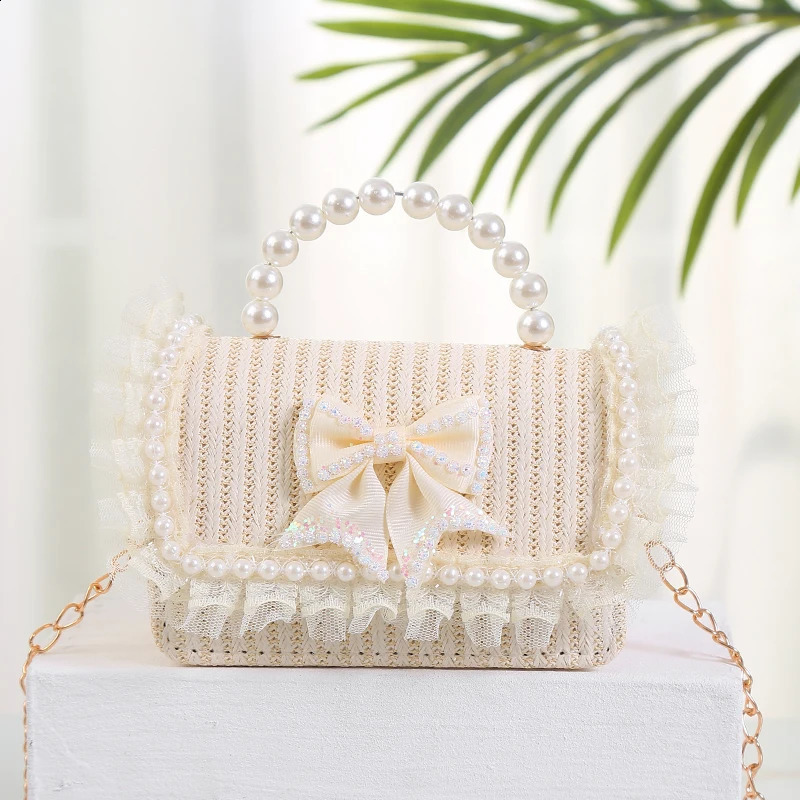 Cartoon Girl Messenger Backpack Childrens Flower Princess Bag Cute Shoulder Bag Baby Coin Wallet Handbag Childrens Day Gift 240904