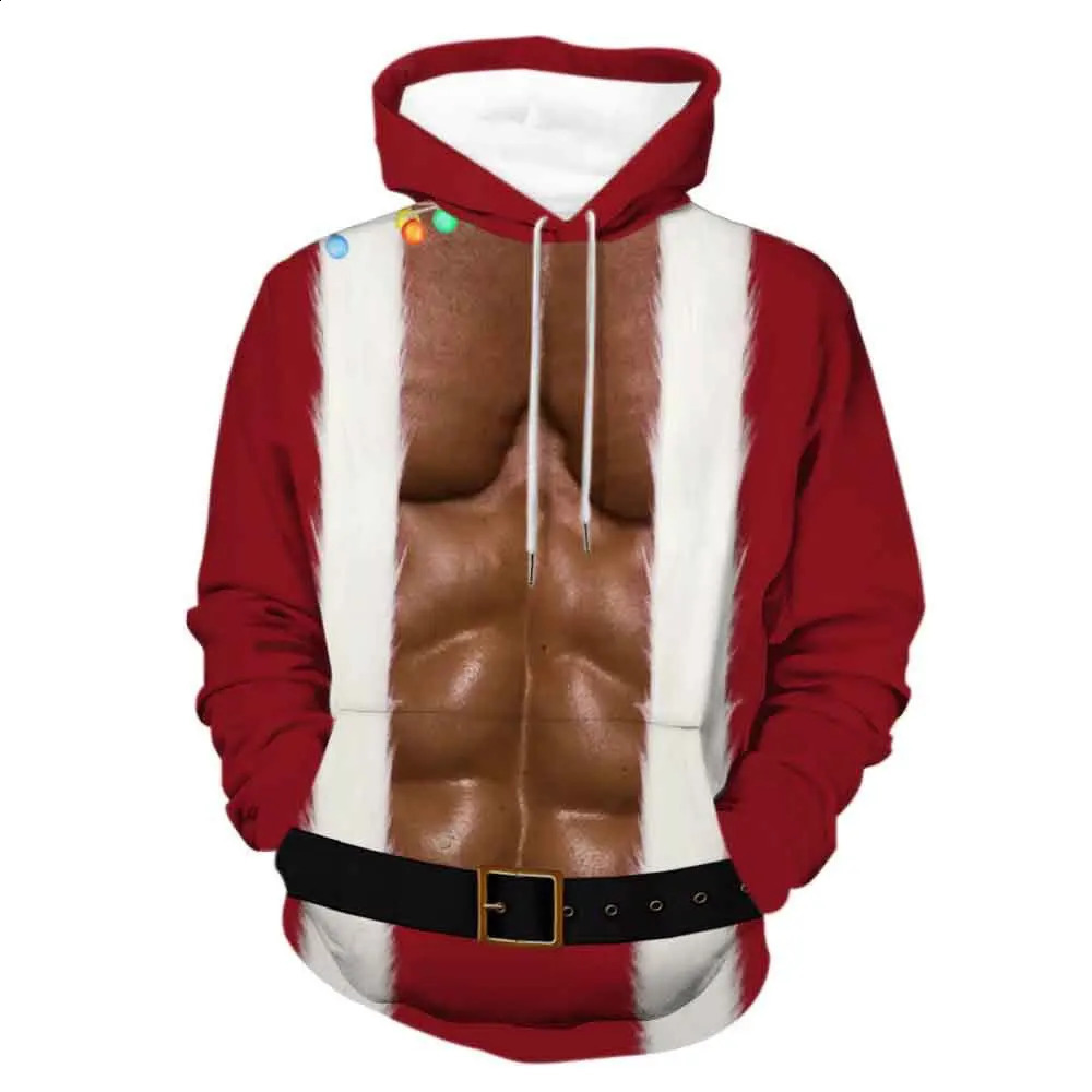 2024 Autumn Winter Mens And Womens Hoodies Funny Pattern 3D Printed Christmas Hoodie y2k Clothing Harajuku Style 240905
