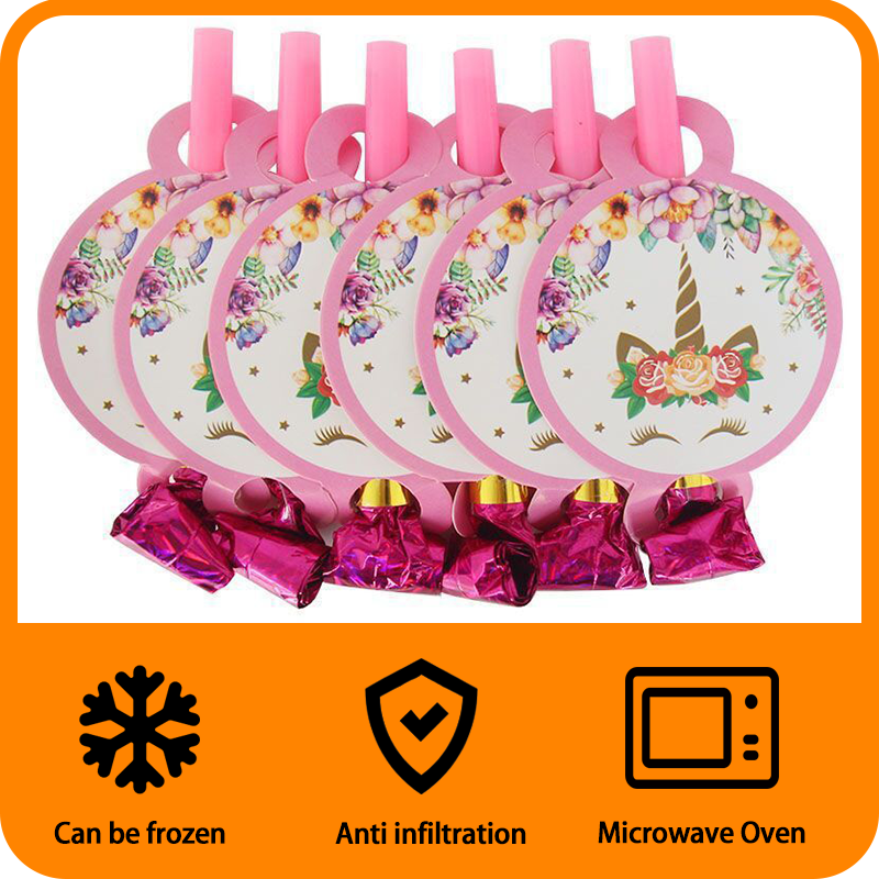Unicorn themed party birthday supplies suitable for unicorn birthday party decoration tableware set