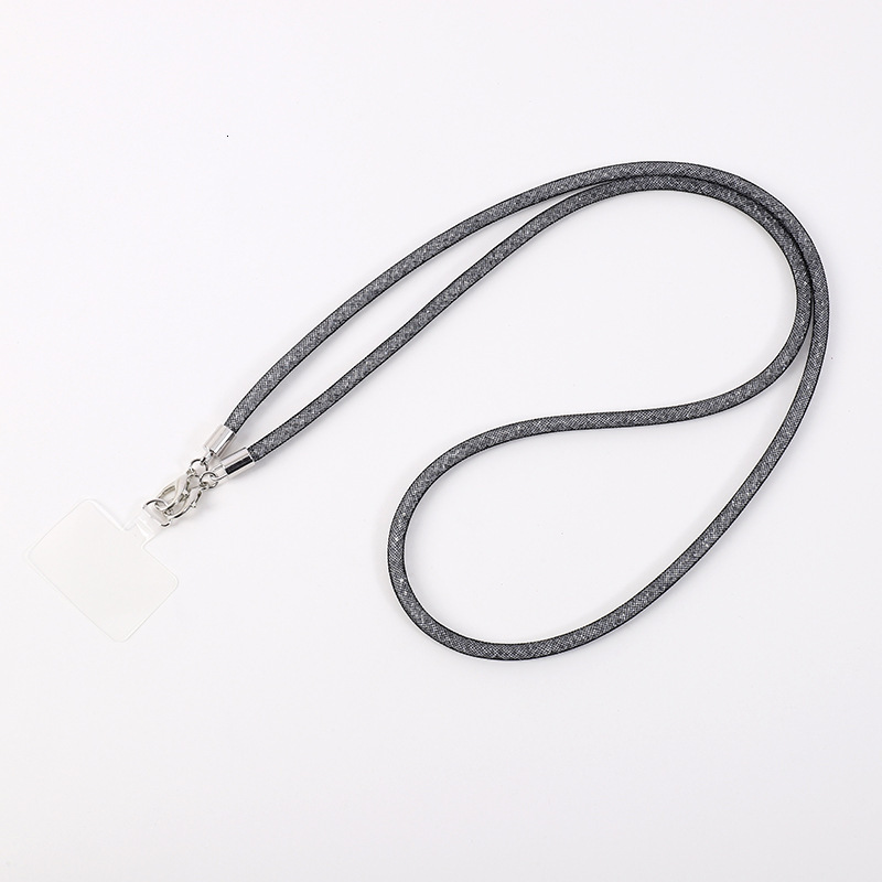 New universal mobile long mesh rope, crossbody chain, creative crystal lanyard, phone case, pendant chain