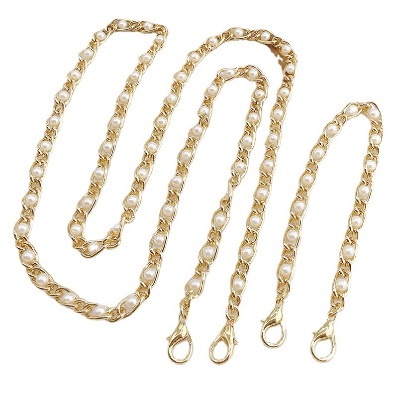 Yilian's new pearl chain DIY phone case accessories, student water cup hanging chain, women's bag shoulder strap diagonal cross
