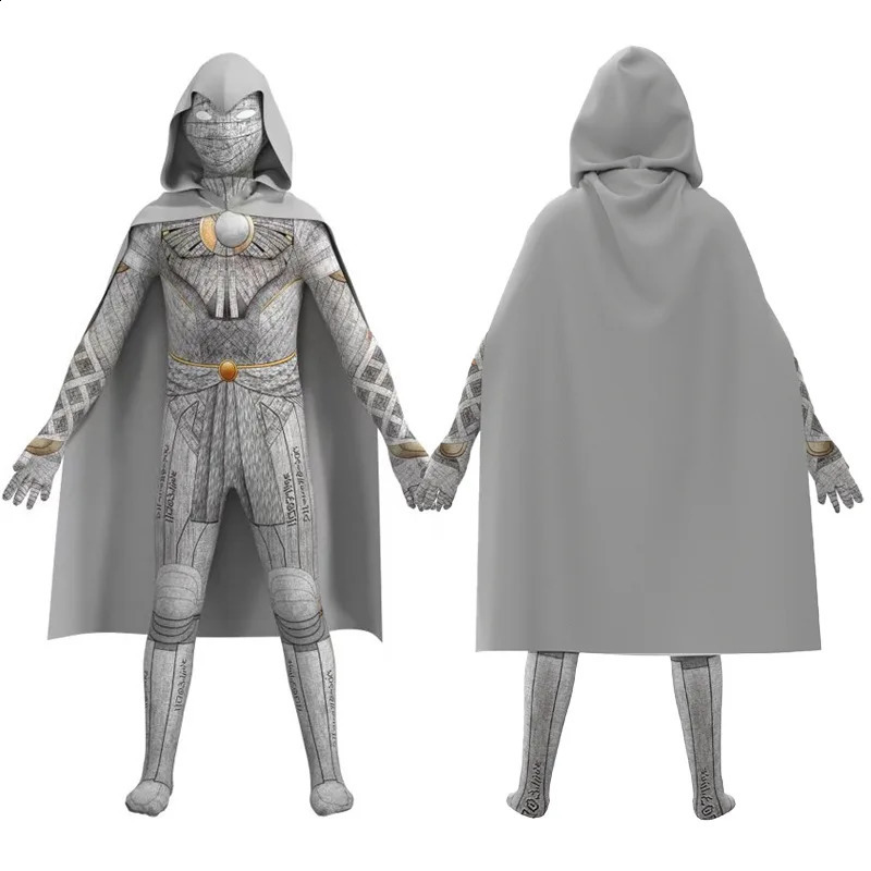 Moon Knight Cosplay Costume Marc Spector Costume Uniform Halloween Costume for Kids 240906