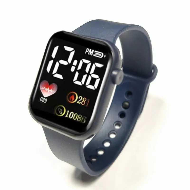 Led Digital Display Waterproof Electronic Watch Smart Watch Sport Fitness Led Digital Display Children Watch Children Universal M240907