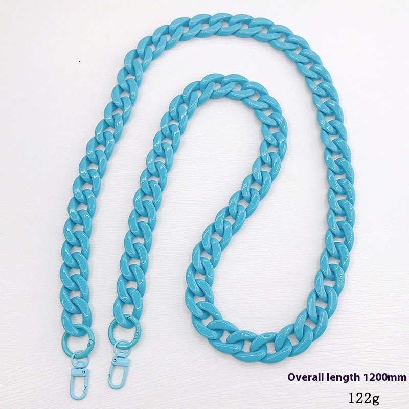 Yilian Jewelry New Color Acrylic Phone Handmade Bag Weaving with Diagonal Cross Chain