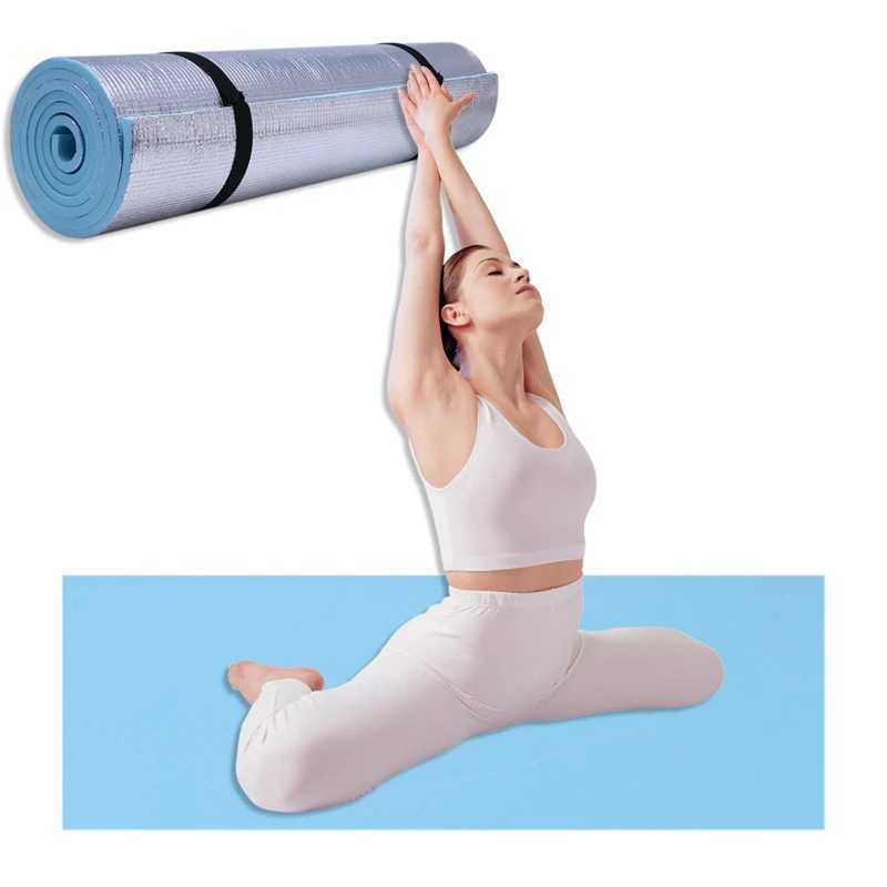 6mm thick durable EVA yoga mat sports fitness mat anti slip camping mat W240906