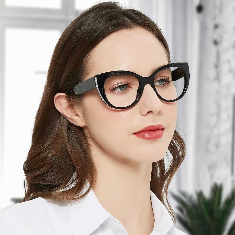OCCI CHIARI Fashion Cat Eye Reading Glasses Female Designer Reader Elderly Glasses Comfortable Reading Magnifying Glasses 1 W240906
