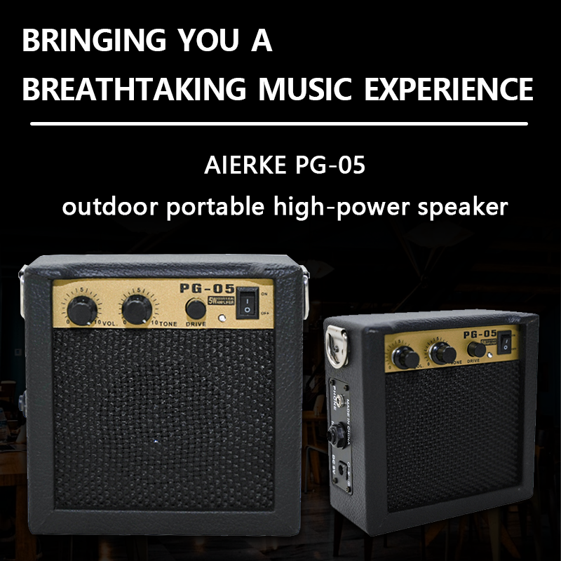 Portable Speakers PG 05 5W High-power Bluetooth Speakers Portable Outdoor Stereo Surround Sound Music Center with Boombox