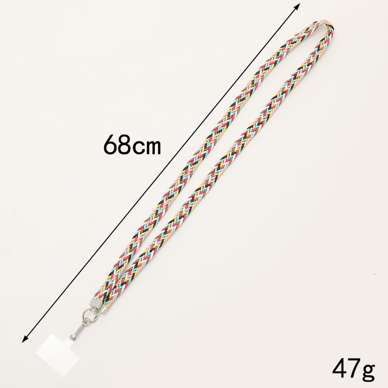 New Korean version woven rope crossbody rope, hanging accessories, anti fall mobile phone chain, small gift for women