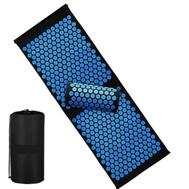 120x40cm/65x40cm massage pad yoga press pad and pillow set neck back foot massager pain relief joint pad W240906
