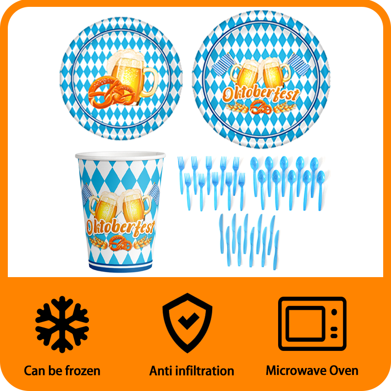 Beer Festival themed party birthday supplies suitable for beer festival birthday party decoration tableware set