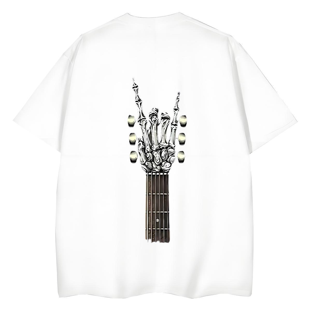 2024 T Shirts Women 230g 100% Cotton Short Sleeve O-Neck Outdoor skull Couples T Shirts Popular Graphic Clothings
