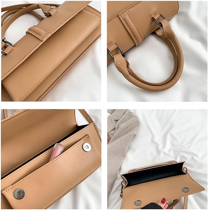 2024Women's Stylish Faux Leather Crossbody Bag - Versatile Shoulder Handbag for Daily Use