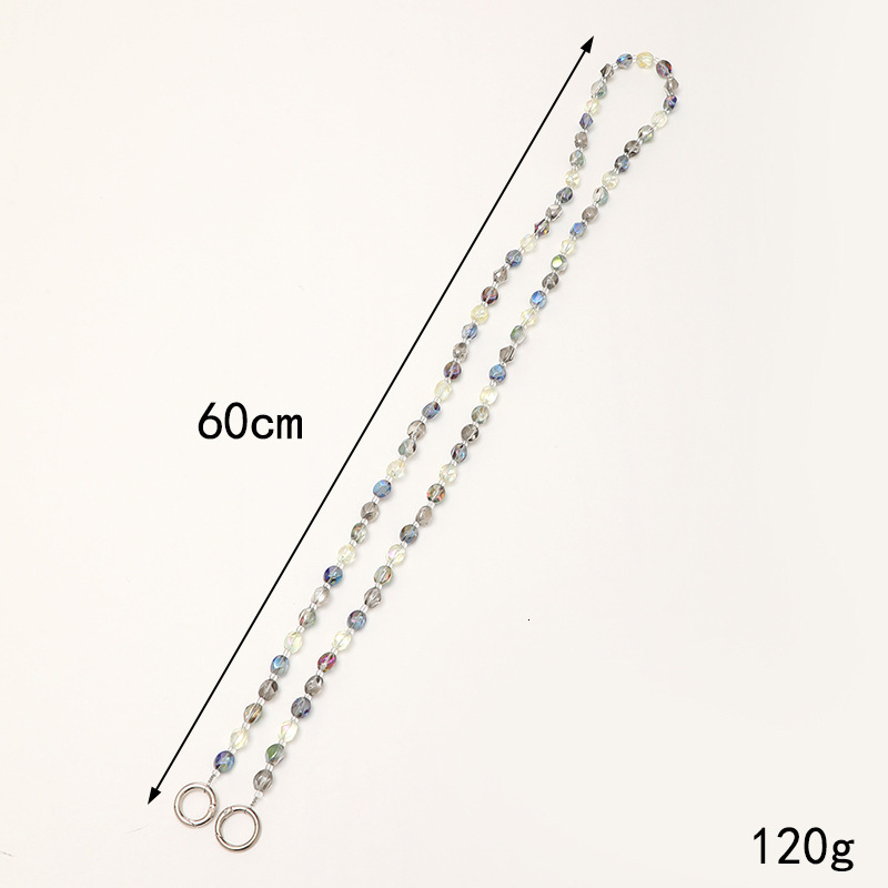 Alien crystal beaded chain case pendant light luxury texture phone strap for women