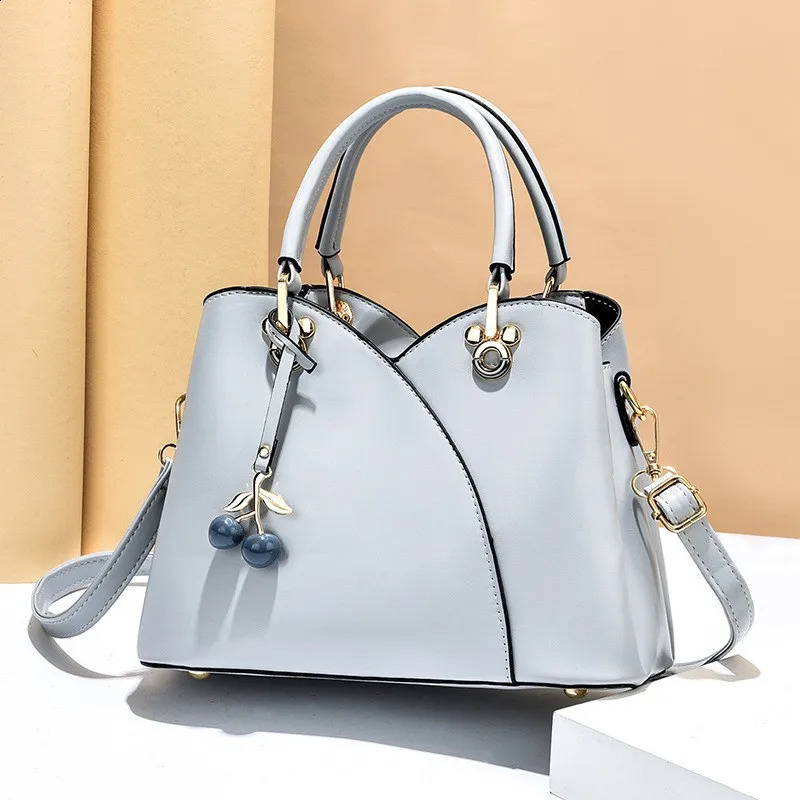 Simple Fashion Mother Bag Female Large Capacity Handbag for Middle aged and Elderly Shoulder Messenger Bag Gift Box 240904