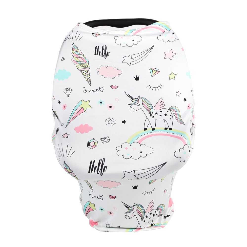 Gloriou Source Mother Breast Feeding Cover Care Cover Baby Car Seat Cover Multi functional Wholesale Cartoon Printing Dropper W240907
