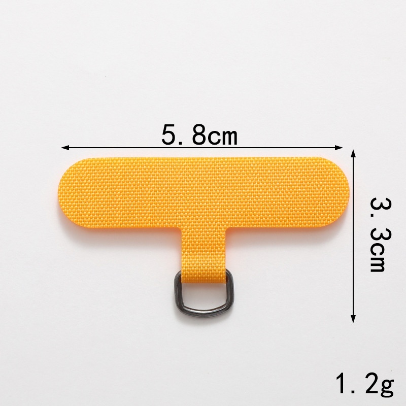 Color cured cloth case T-shaped clip back sticker non deformable universal phone hanging rope gasket D-buckle