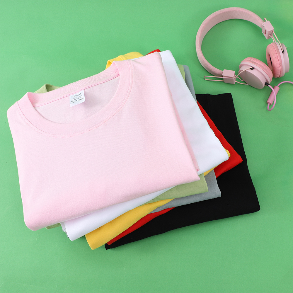 Essential Plain T Shirts in Bulk, Unisex Cotton Crew Neck Tee, Versatile Short Sleeve Top for Everyday Wear, Plus Size Available, 180 gsm