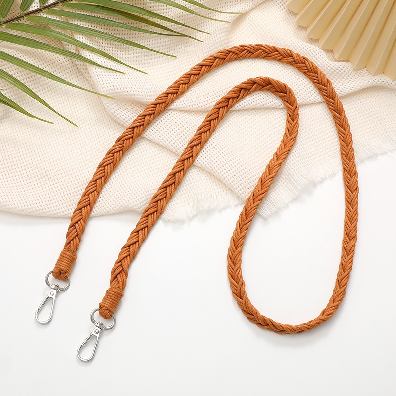 Yilian's new Korean version hand woven rope crossbody phone case hanging pendant simple and versatile shoulder strap anti loss chain