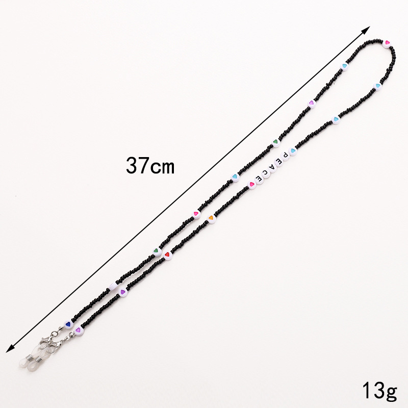 Yi Love Fashion Glasses Accessories High end Pearl Creative Mask Chain Neck slip and Anti loss Sunglasses Hanging Rope for Women