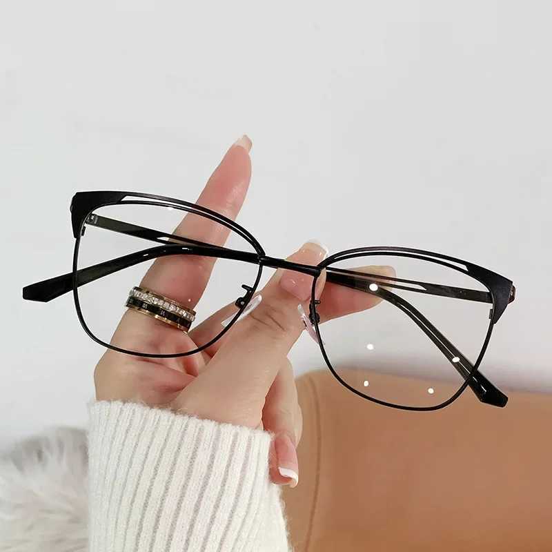 Retro womens cat eye glasses frame anti blue light fluorescent glasses computer goggles womens glasses Gafas Mujer Anti Luz Azul W240906