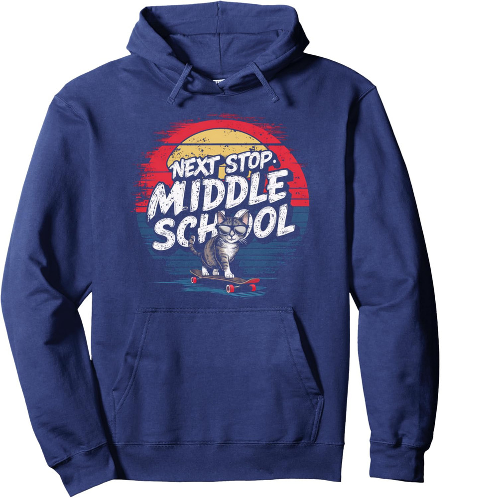 Hoodie for Mens Womens Middle School Graduation Skateboard Retro Sunset Pullover Hoodie Graphic Hoodies sweatshirt Pullover Long Sleeve