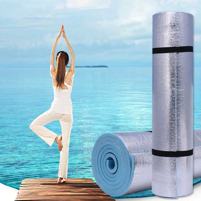 6mm thick durable EVA yoga mat sports fitness mat anti slip camping mat W240906