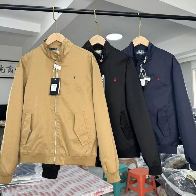 Mens Jackets Designer Overcoat Letter Print Mens Polo Collar Pony Embroidery Label Jacket Business Casual Coat